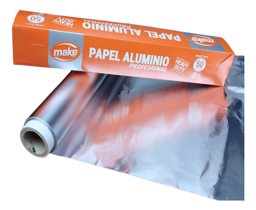 Papel Aluminio Profesional Make X50 Mt 