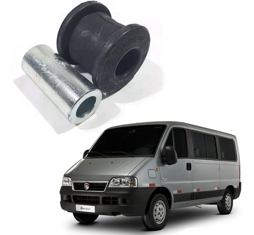 Bucha Bandeja Balança Dianteira Com Pino Fiat Ducato 2007