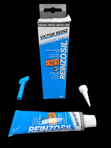 Silicona Victor Reinz Automotriz Gris 300°c 70 Ml Nueva