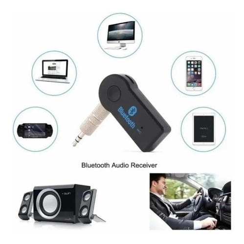 Receptor De Audio Bluetooth Adaptador Auto Pendrive
