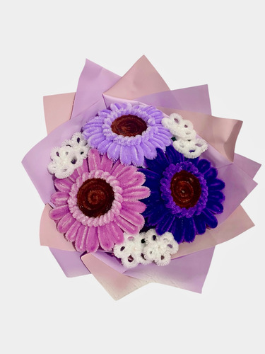 Ramo De Gerberas Eterno Limpiapipas