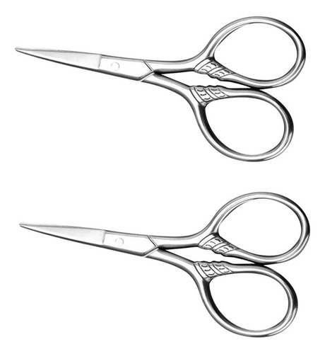 2x Hombres Barba De Material Acero Inoxidable Corte Tijeras