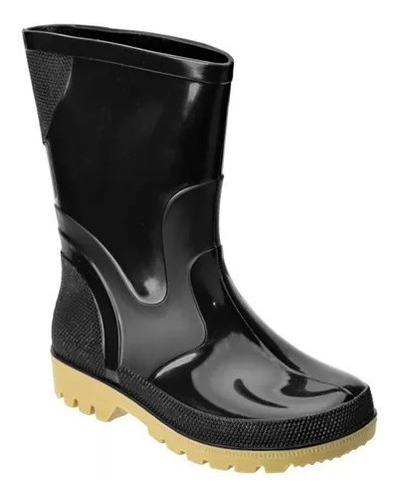 Bota De Hule Para Lluvia Trabajo Campo Vinyl Niño Antiderrap