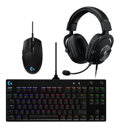 Combo Mouse / Teclado / Auricular Logitech Pro / Pro / Pro X