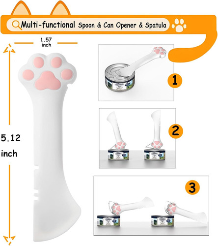 C Tapas Comida Para Gatos Con Cuchara De Comida Para Gatos