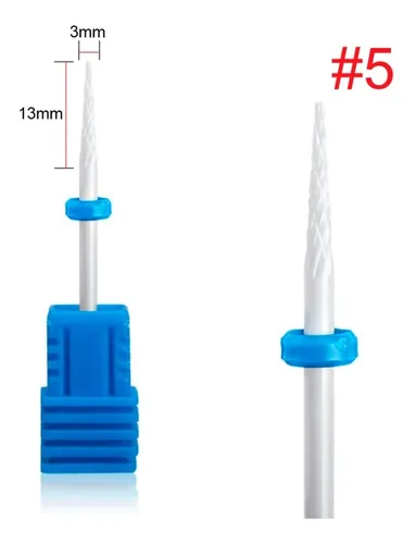 Brocas Finas Pulidor Uñas Cerámica/carburo/tungsteno Taladro