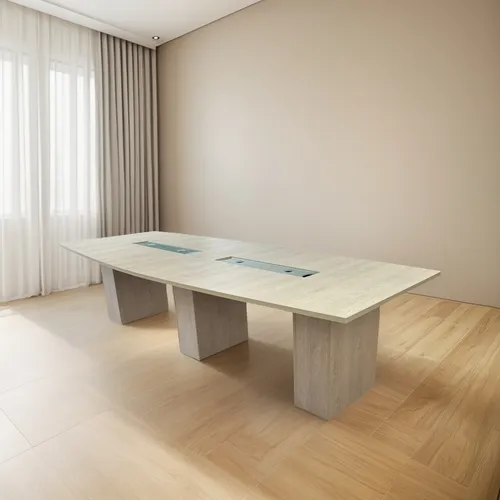 comprar Mesa De Reunion Con Soportes De Melamina