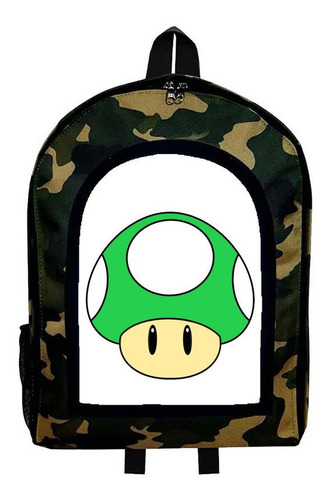 Mochila Camuflada Mario Bros Mod Aar88