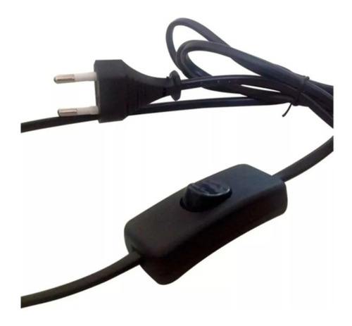 10 Cable Armado Para Lámparas Con Enchufe E Interruptor
