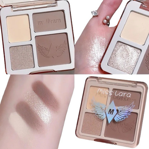 Paleta Contorno E Iluminador Polvo Soft Miss Lara Maquillaje