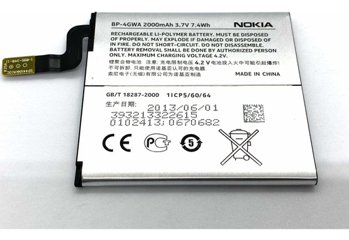 Batería Nokia Lumia 920 3.7v Marca Sony 3 Pines Original