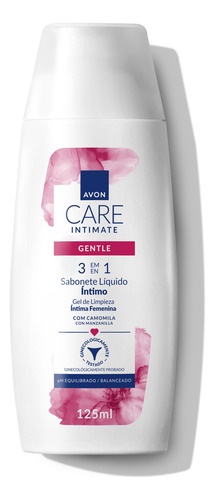 Jabón Líquido Íntimo Mini Gentle Avon Care Intimate - 125 Ml