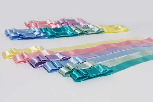 Kit 150 Laços Duplo Nº3 E Nº2 Com Fitas De Fechamento