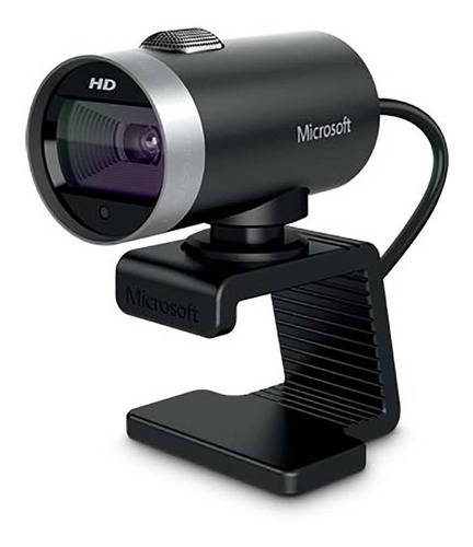 Webcam Microsoft 5mp Interpolado - Lifecam Cinema H5d-00013 Cor Preto
