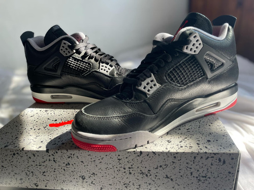 Nike Air Jordan Retro 4 Bred Zapatillas Originales (Usado)