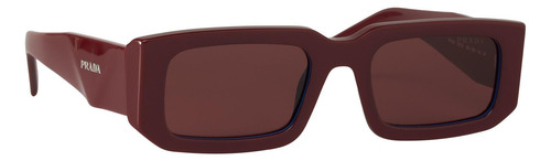 Prada Spr 06ys 15m-01t Square Shape Abstract Dark Brown (Usado)