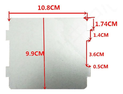 Microondas Microondas Mica Slice Lámina Mica Para Microondas