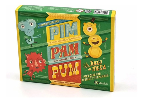 Juego De Mesa Cartas Pim Pam Pum A Buscar Monstruos Maldón