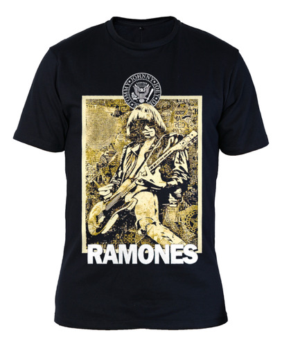 Remera Algodon Premium - 0418 Música 20 - Ramones