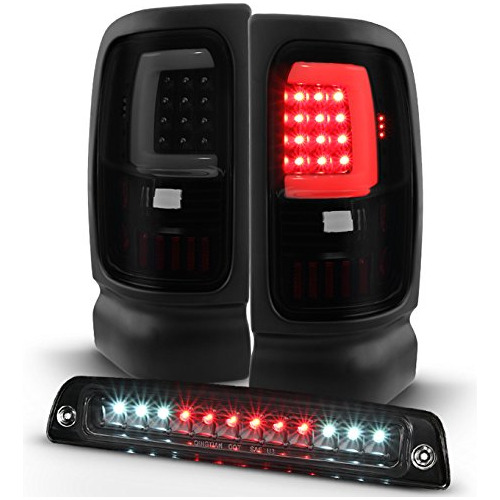 Para Juego Led 94-01 Dodge Ram Br Be Luz Trasera Ahumada +