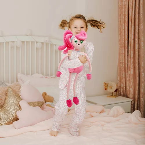 Rosa mamãe pernas longas brinquedos de pelúcia jogo de terror bonecas  presentes do miúdo - AliExpress