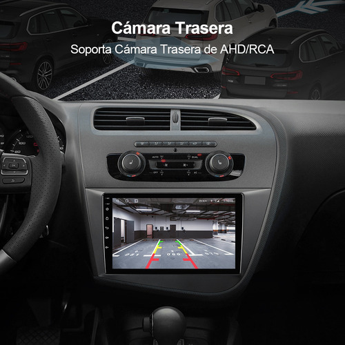 C-j Estéreo Cámara 1+32gb Para Seat León 2005-2012 Gps Wifi
