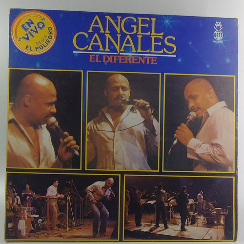 Lp Vinilo Angel Canales  En Vivo Desde El Poliedro 1982
