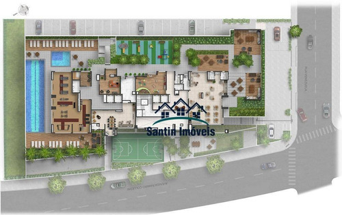 Imagem 25 de 27 de Apartamento Com 2 Dormitórios(01 Suíte) Varanda Grill,lazer Completo,vaga À Venda, 63 M² Por R$ 466.000 - Centro - Santo André/sp - Ap1542