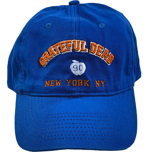 Grateful Dead Gorra Béisbol New York 90 Azul Líquido Hombre,