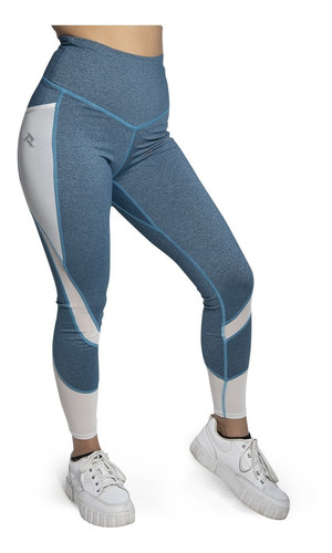 Imagen 2 de 3 de Legging Rinat Color Block Azul.
