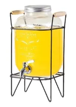 Comprar Dispensador De Bebidas Vitrolero Mason Jar Vidrio 8l Vintage