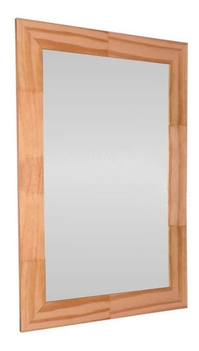 Espejo Reflejar Finger Baño Marco Madera Rectangular 59x39