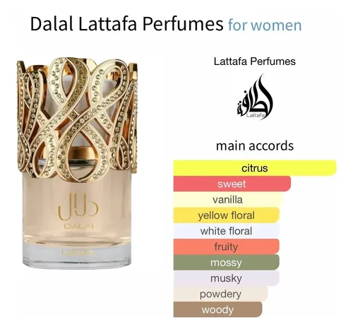 Lattafa Dalal 100ml Perfume Feminino Eau De Parfum | MercadoLivre