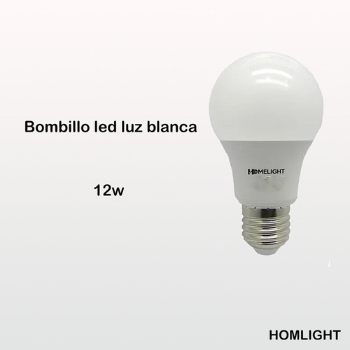 Bombillo Led 12w Blanca Homelight