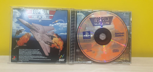 Top Gun Fire At Will - Ps1 - Americano - Original - Completo (Usado)