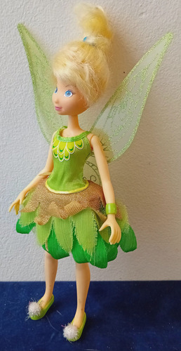 Muñeca Campanita Tinkerbell Disney 26 Cm Con Zapatos (Usado)