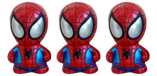 Alcancia De Spiderman 10 Pzs Hombre Araña Pintadas