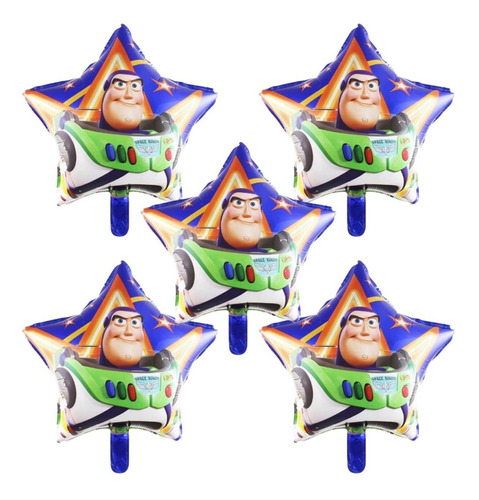 Pack Set Globo Toy Story Buzz 45cm X 5u