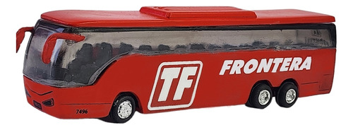 Autobús A Escala De Juguete Frontera Rojo Coleccionable