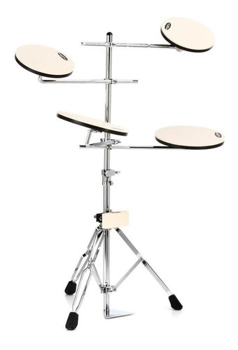 Practicador De Bateria,5 Pads Dw Dwcppadts5 Somos Lo Mejores Color Plateado