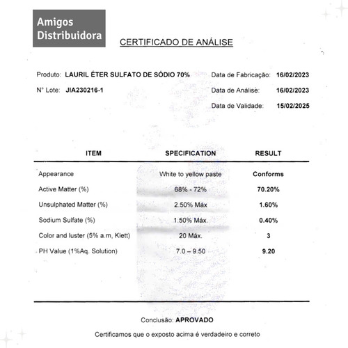 Lauril 27 - Produz Muita Espuma 5 Litros
