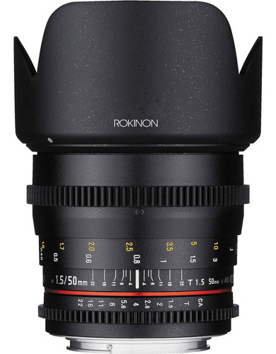 Rokinon 50mm T1.5 As Umc Cine Ds Lens For Nikon F Mount