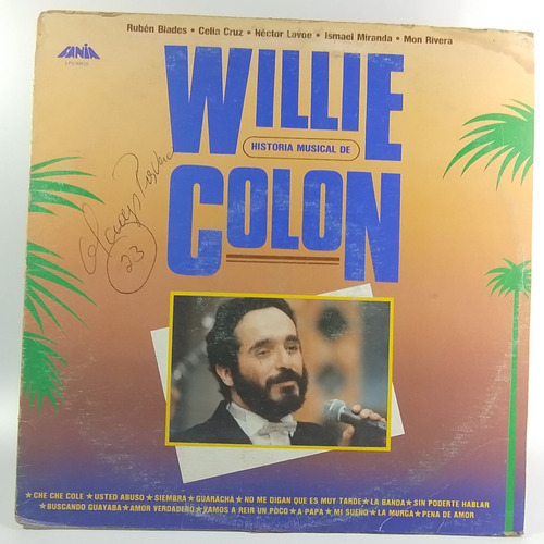 Lp Vinil Willie Colon  Historia Musical Edic Venezuela 1982