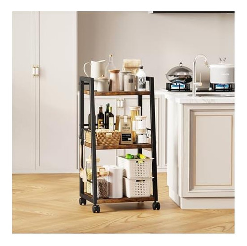 Cart De Almacenamiento De Cocina 3 Nivel
