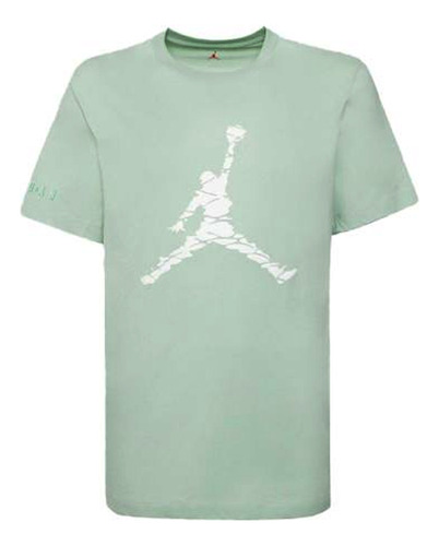 Camiseta Jordan Essentials Crew 3-verde