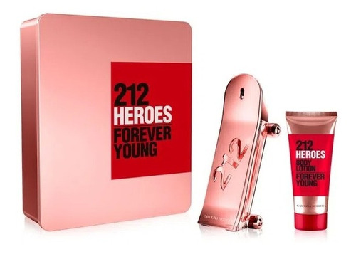 Set Carolina Herrera 212 Heroes For Her Edp 80ml Premium