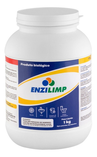 1kg Enzilimp Biorremediador P/ Esgoto