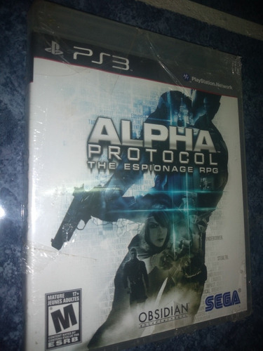 Playstation 3 Ps3 Video Juego Alpha Protocol Sega En Celofán (Usado)