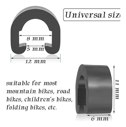 Imagen 3 de 5 de Abrazaderas En Forma De U Para Bicicleta Mtb