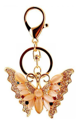 2 Llavero Mariposa Brillante, Elegante Accesorio De 2 Piezas